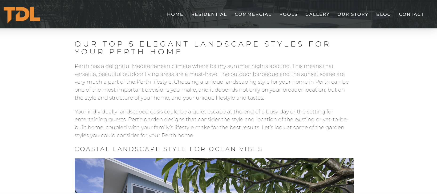 Blog posts for Landscape Architects Perth,WA